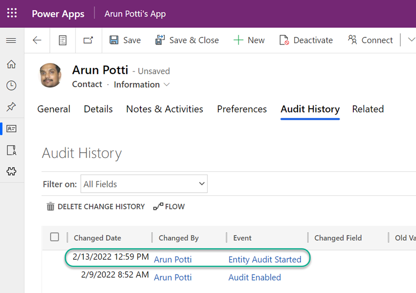 How to Enable Auditing for a Table in Dynamics 365 CE Online